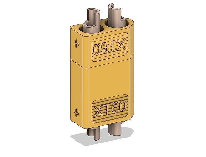 Connector XT60 3D print model