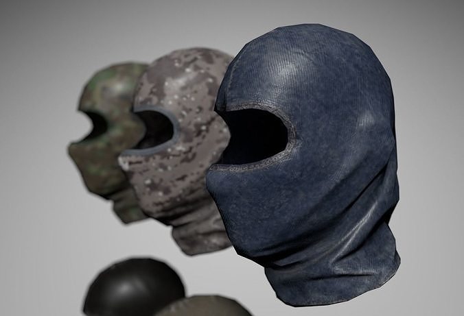 Balaclava mask  Ski Low-poly 3D model