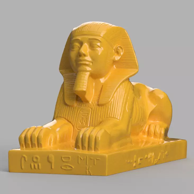 Sphinx 3D print statue of egyptian 3D print model_0