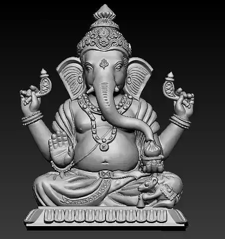 Ganesha Idol 3D Printable model 3 3D print model