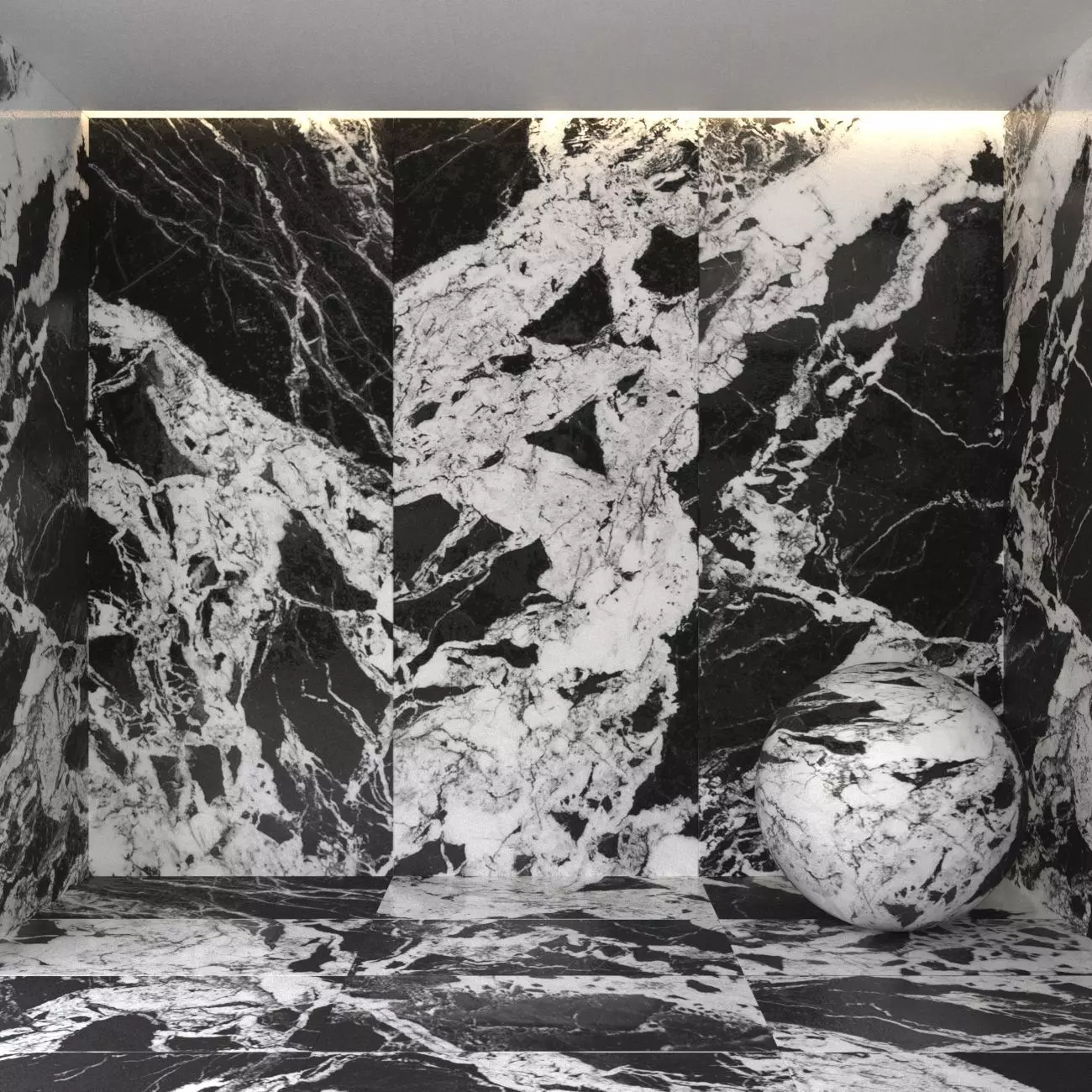 Grand antique marble 3D model_0