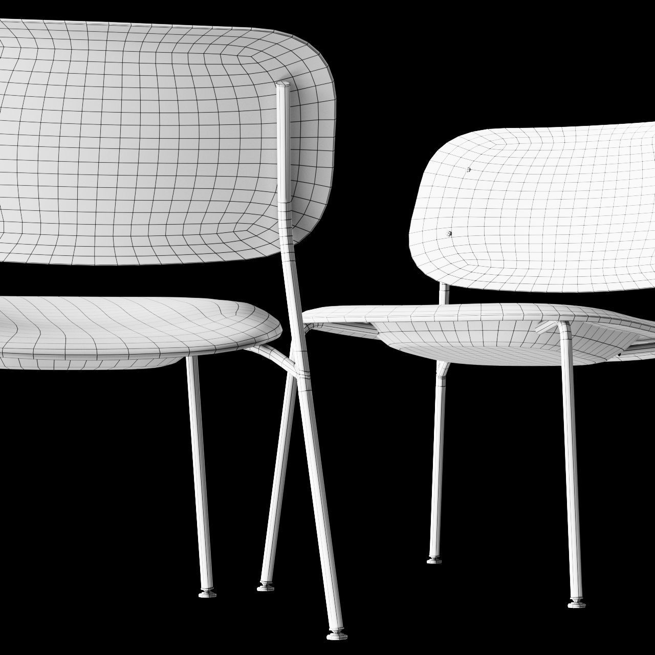 HAY Soft Edge 10 P10 Lounge 3D model_3