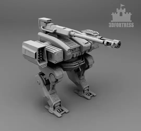 Robot with lasers and guns