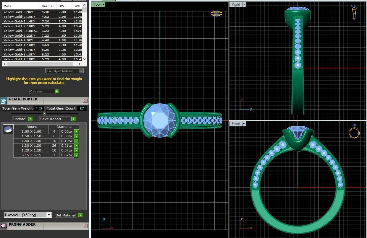 Solitaire Ring 31 3D print model_12