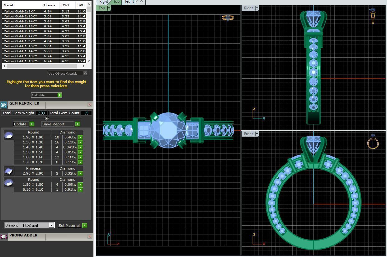 Solitaire Ring 3d Print Model 3D print model_2