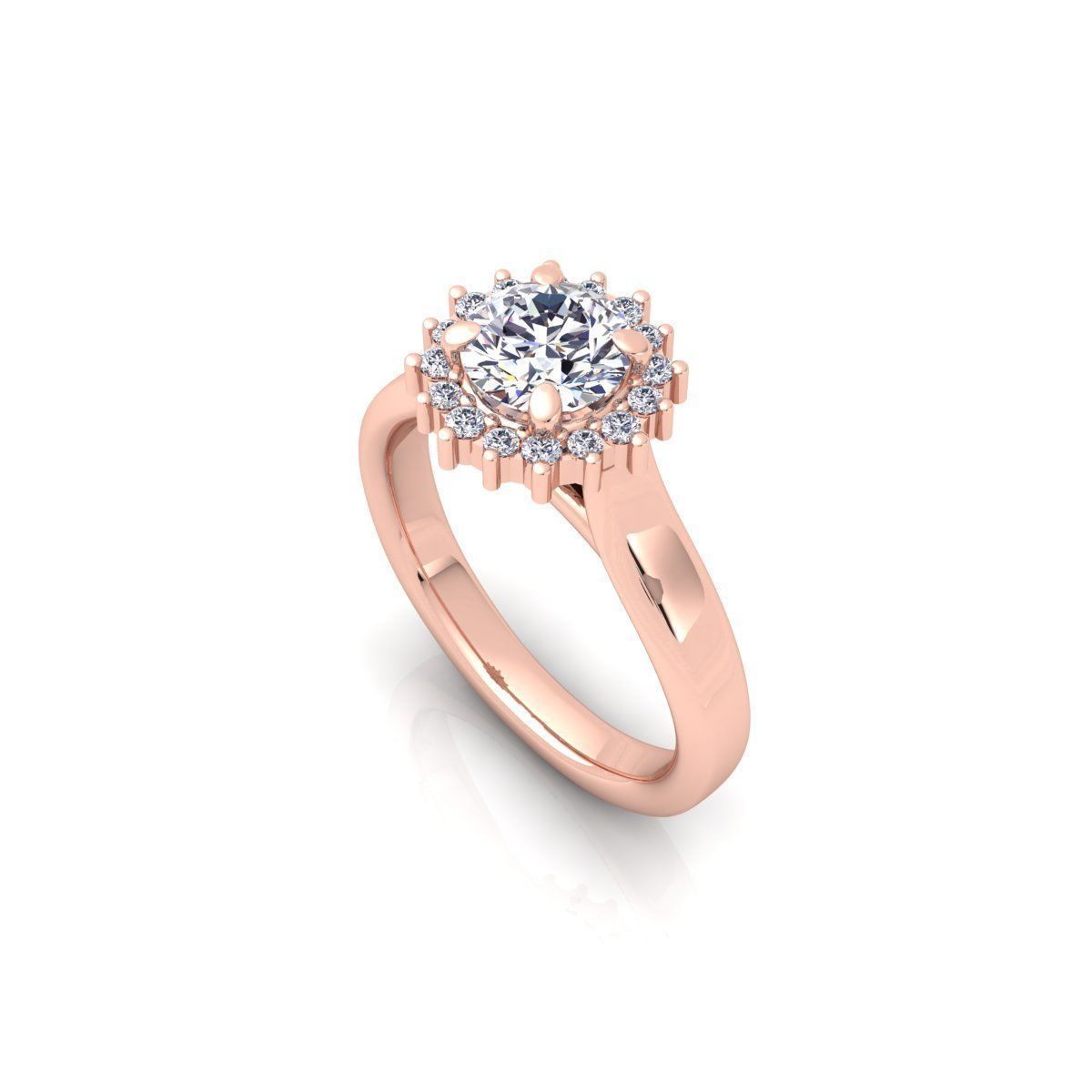 Solitaire Ring 24 3D print model_10