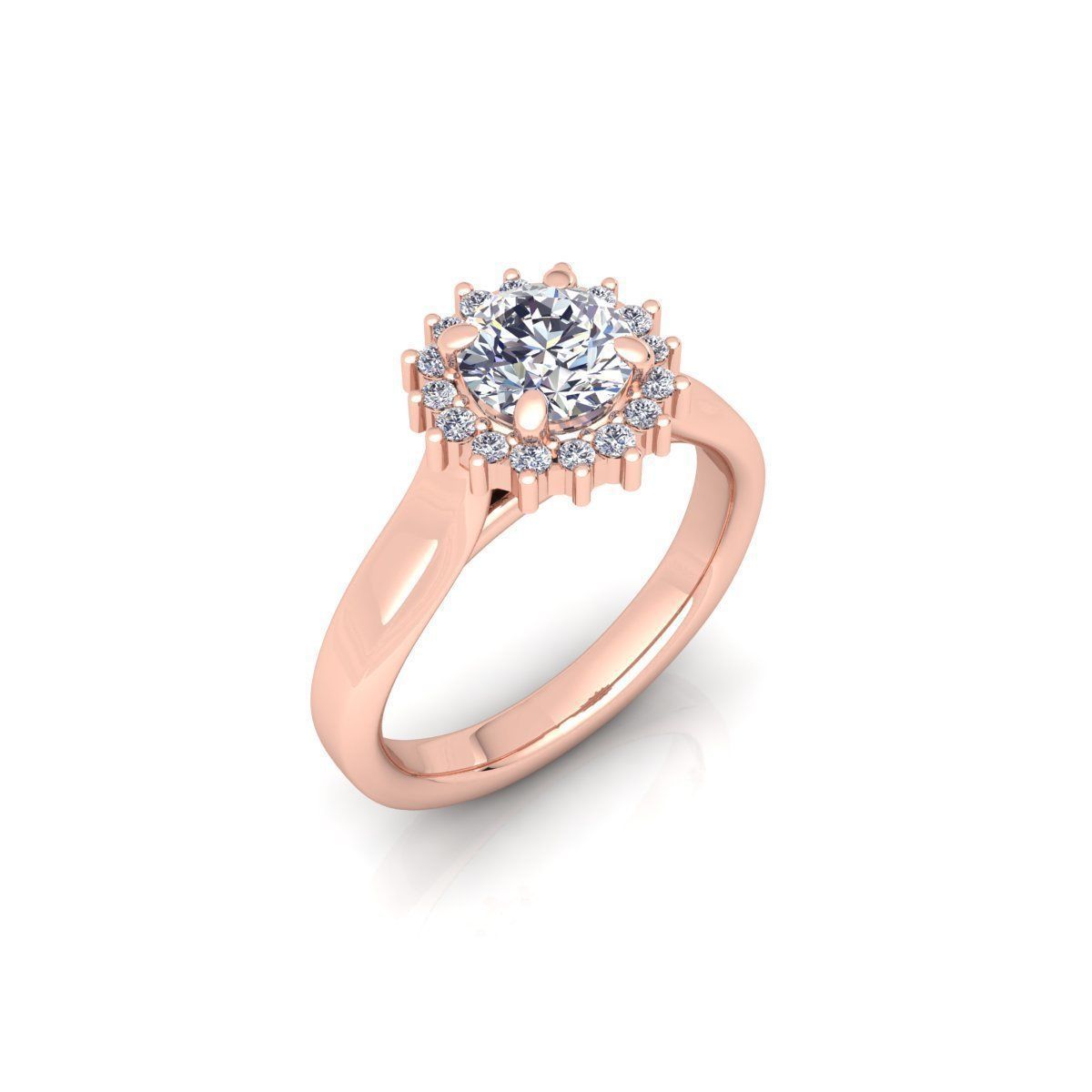 Solitaire Ring 24 3D print model_8