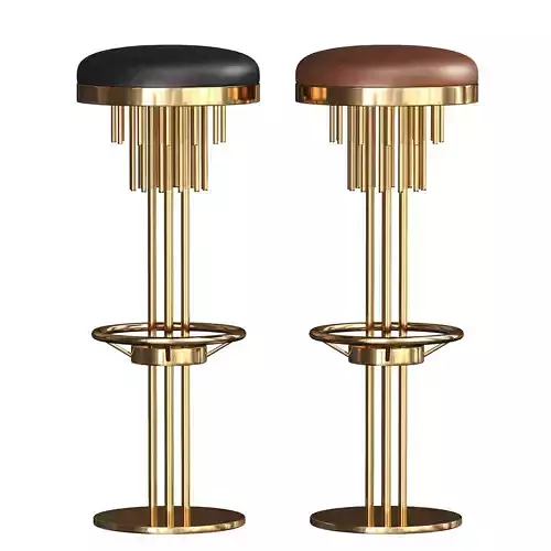 Deco Inspired Bar Stool