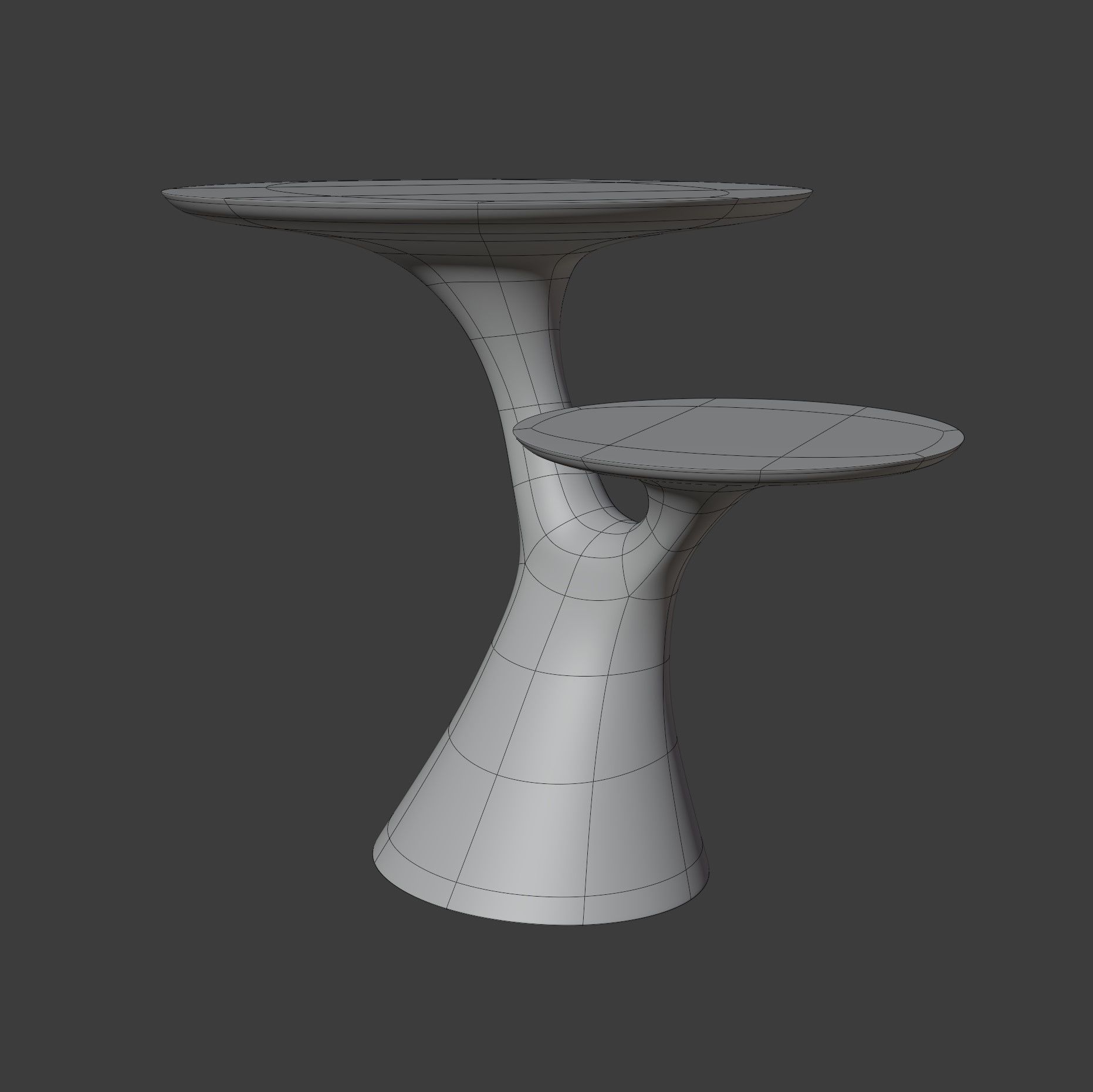 Rabbit Tree Table 3D model_14
