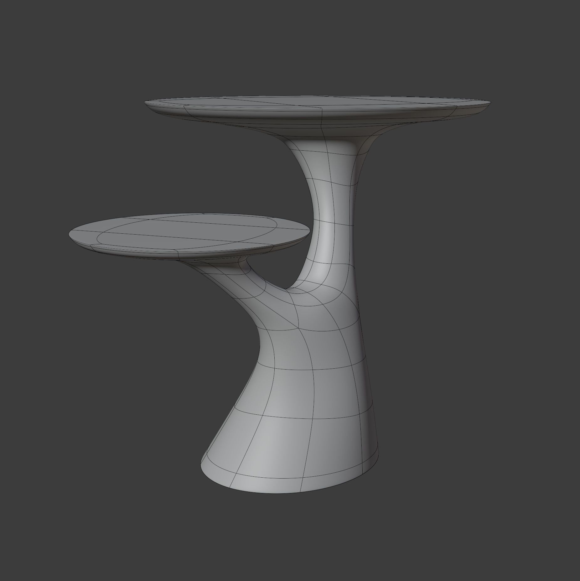 Rabbit Tree Table 3D model_12