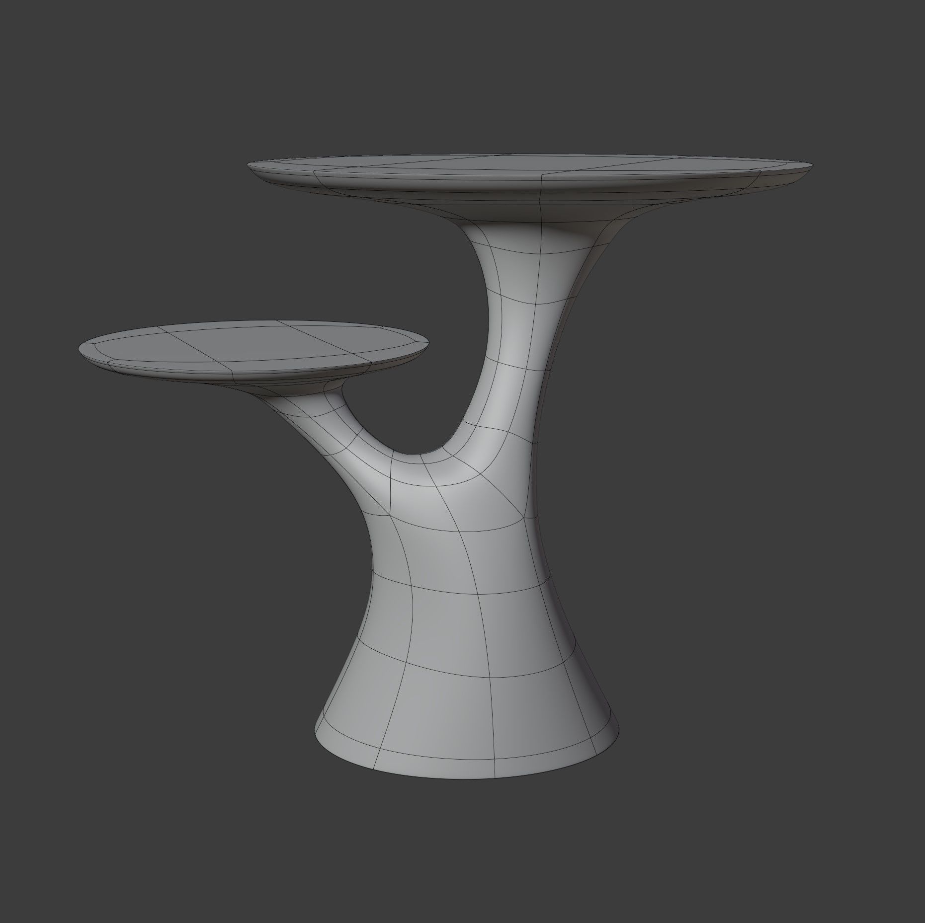 Rabbit Tree Table 3D model_11