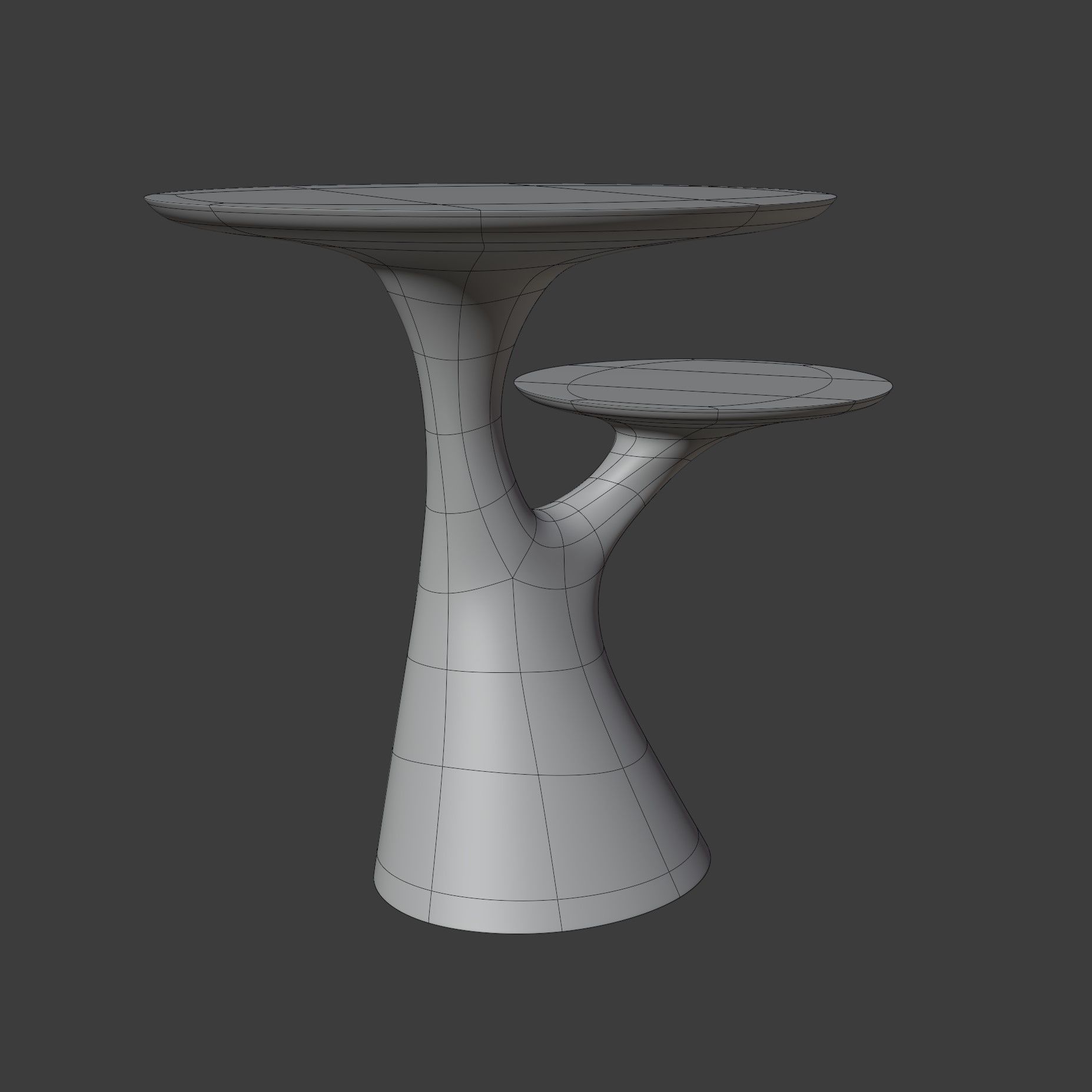 Rabbit Tree Table 3D model_8
