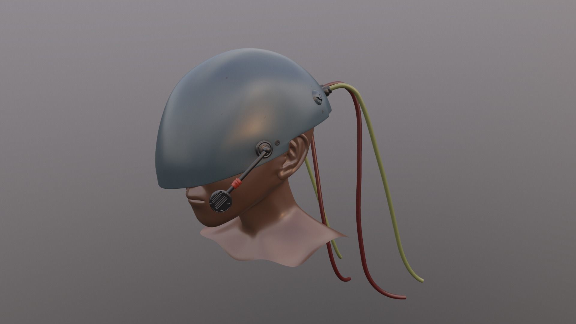 Shell Silver Helmet 3D model_10