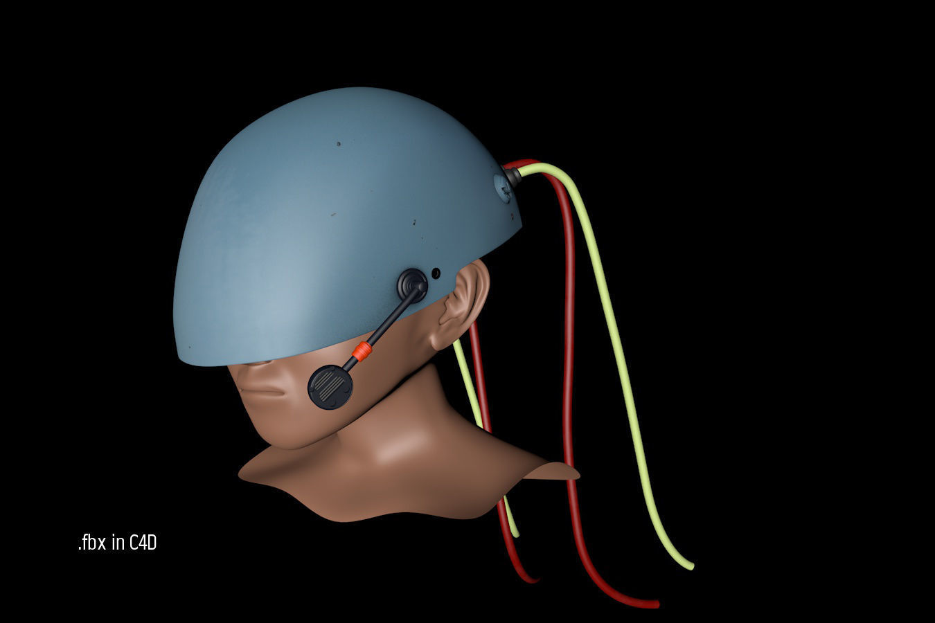 Shell Silver Helmet 3D model_8