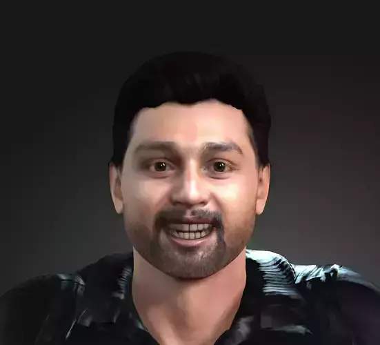 3D Character design for actor Dhruva Sarja Ready for animation