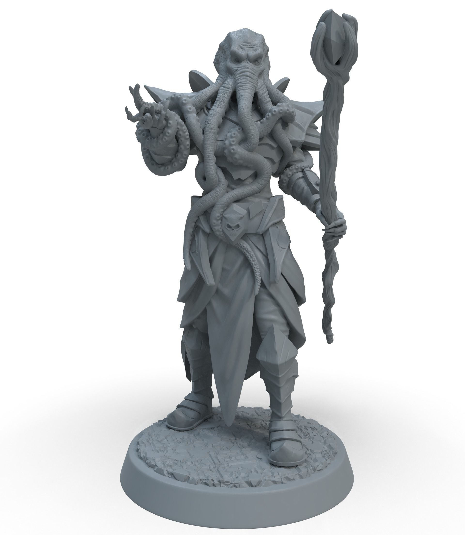 Mind Flayer 3D print model_3
