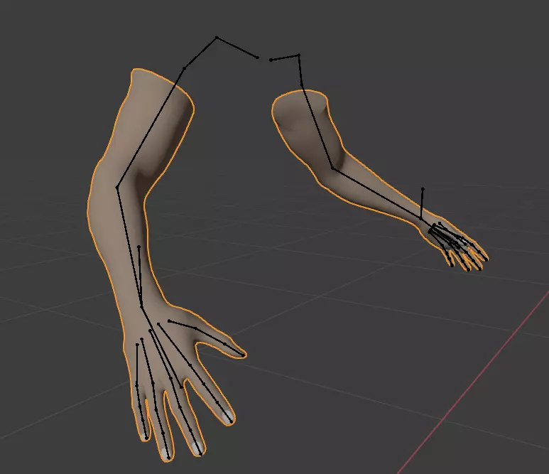 FPS Hands Low-poly 3D model_0