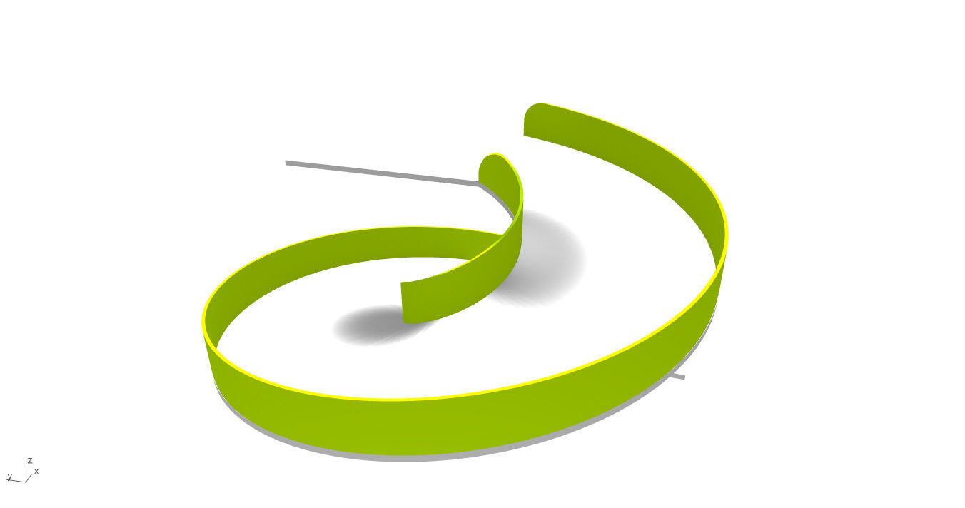 Spiral Ramp for Car Architectural Circulation System module 3D model_31