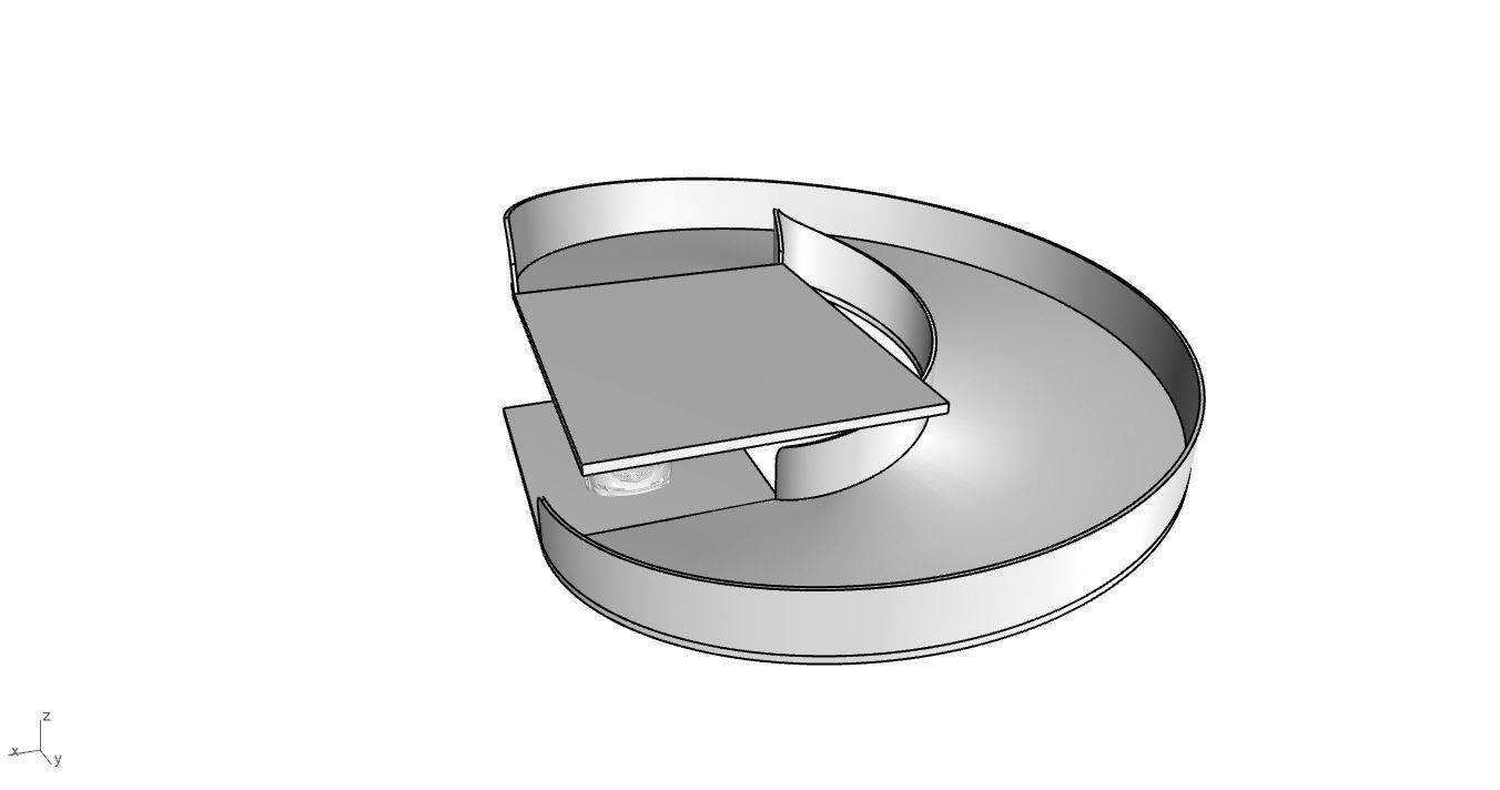 Spiral Ramp for Car Architectural Circulation System module 3D model_4