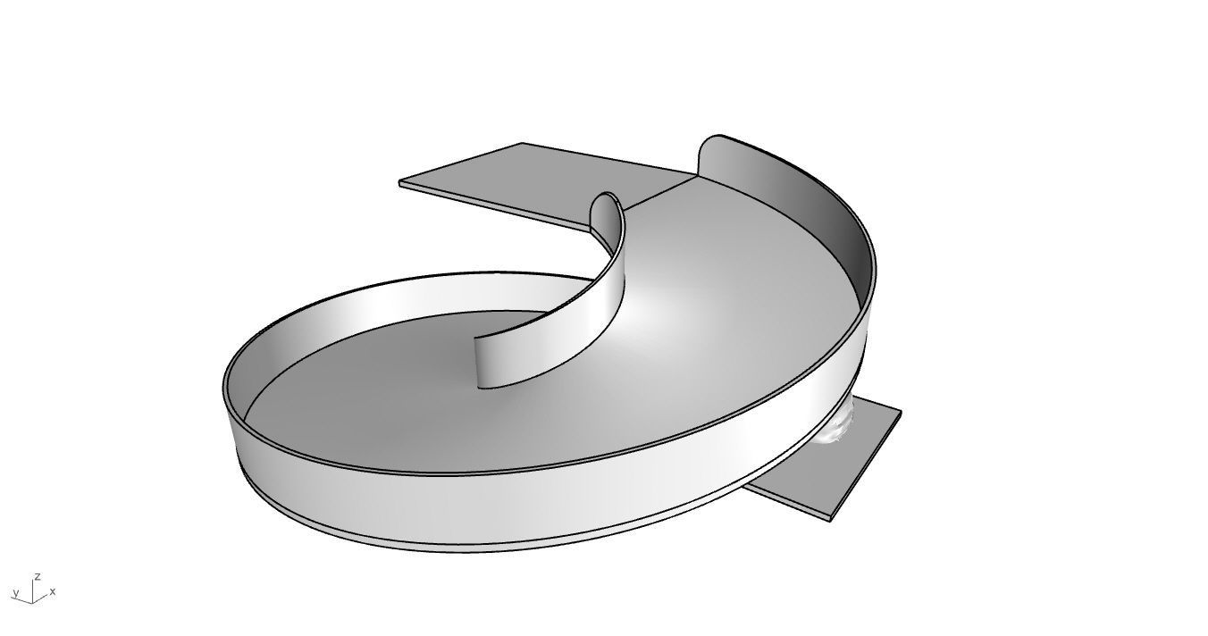 Spiral Ramp for Car Architectural Circulation System module 3D model_12