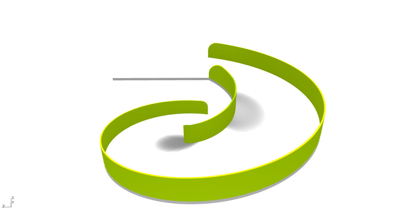 Spiral Ramp for Car Architectural Circulation System module 3D model_30