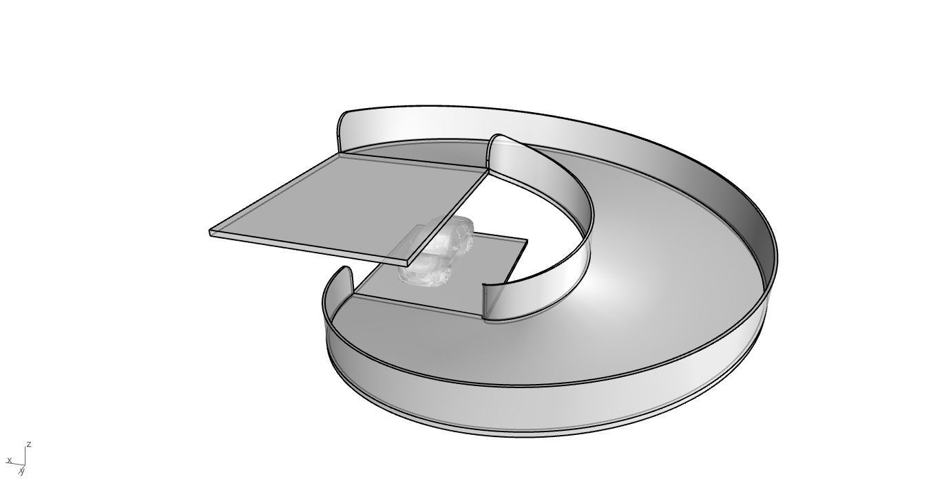 Spiral Ramp for Car Architectural Circulation System module 3D model_46