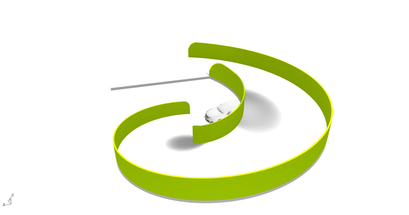 Spiral Ramp for Car Architectural Circulation System module 3D model_29