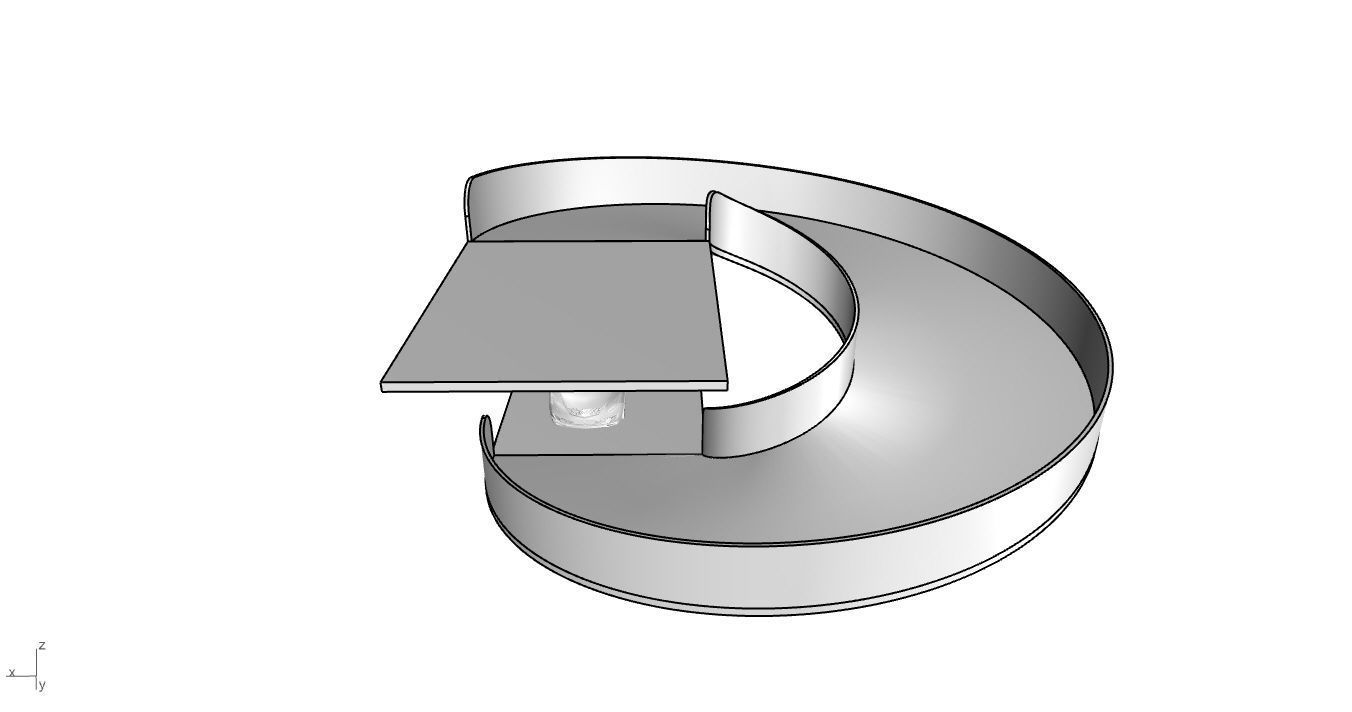 Spiral Ramp for Car Architectural Circulation System module 3D model_5
