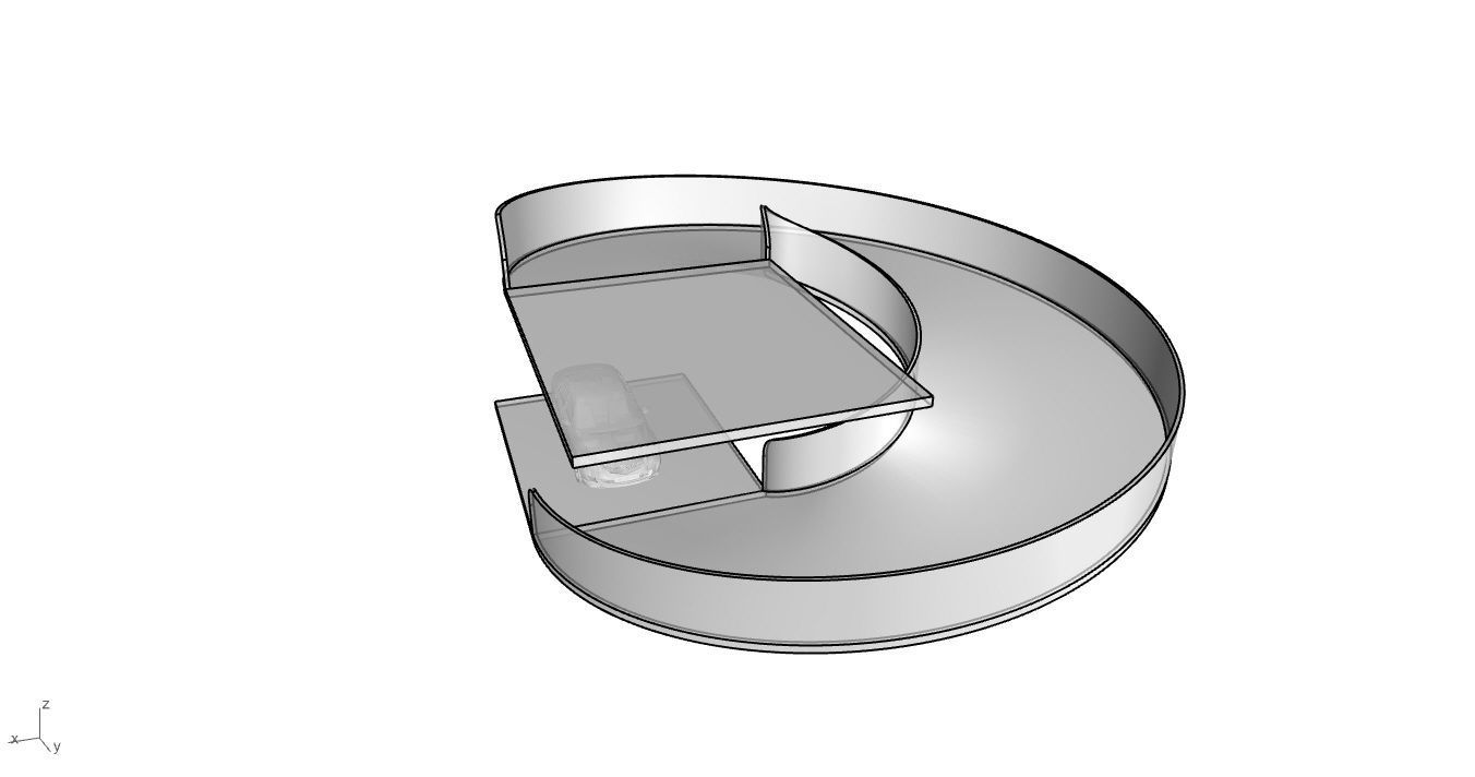 Spiral Ramp for Car Architectural Circulation System module 3D model_44