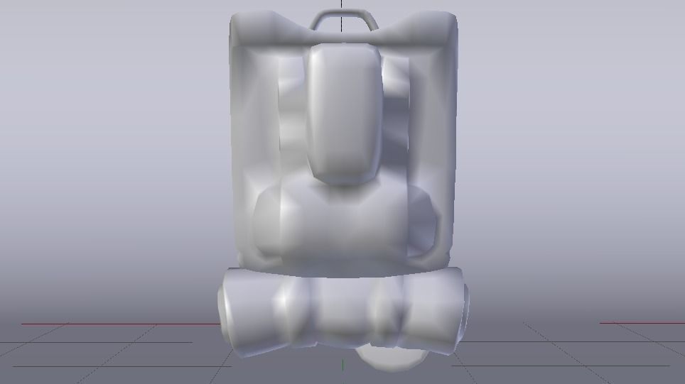 Backpack  Low-poly 3D model_18