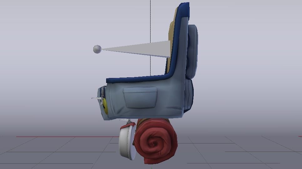 Backpack  Low-poly 3D model_13