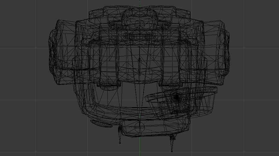 Backpack  Low-poly 3D model_29