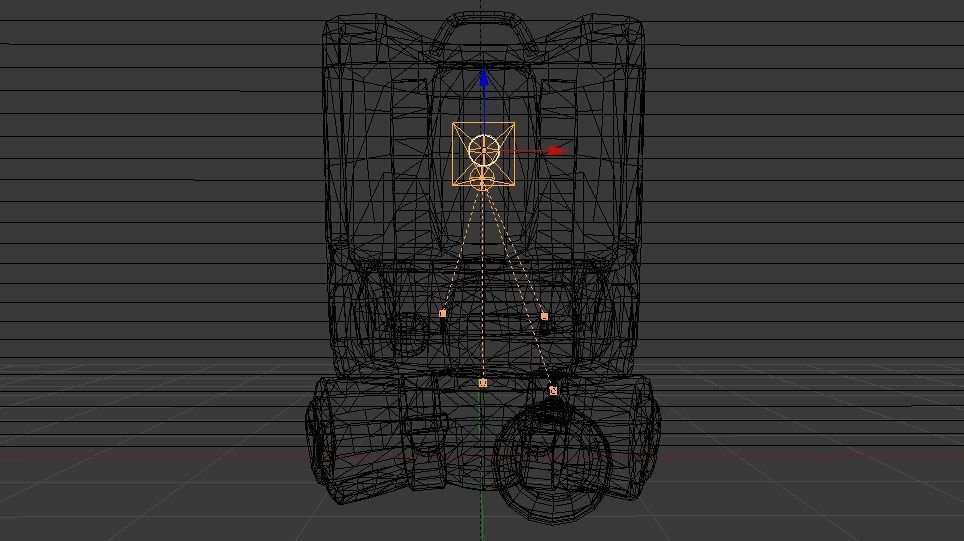Backpack  Low-poly 3D model_31