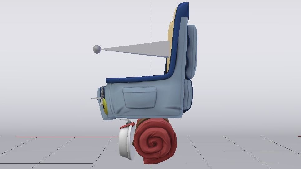 Backpack  Low-poly 3D model_7