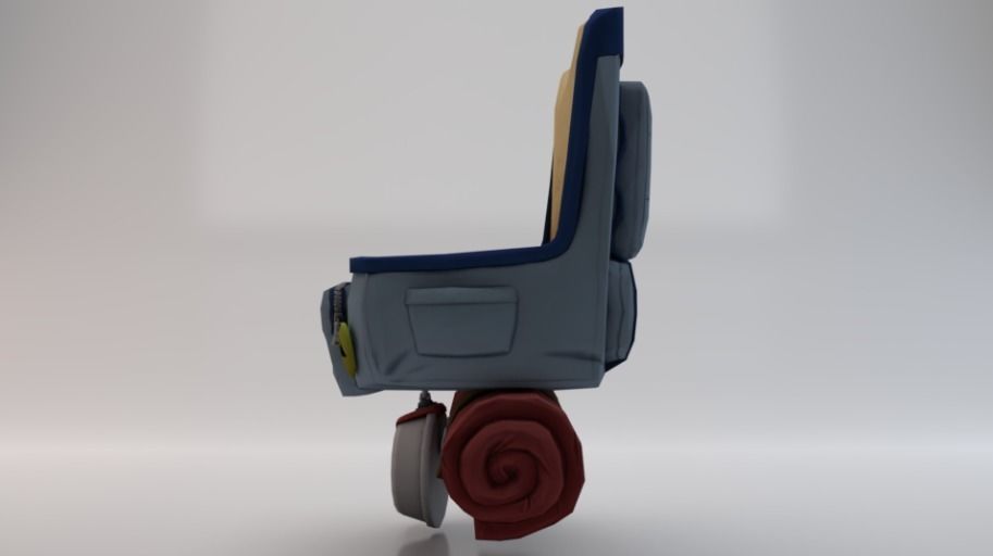 Backpack  Low-poly 3D model_1