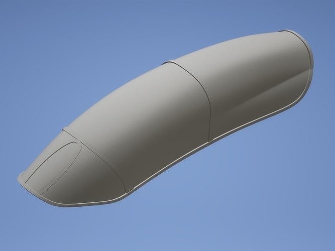 GI JOE SKYSTRIKER - cockpit - escape hatch 3D print model