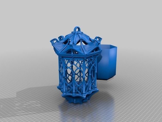 Lantern free 3D model 3D printable | CGTrader
