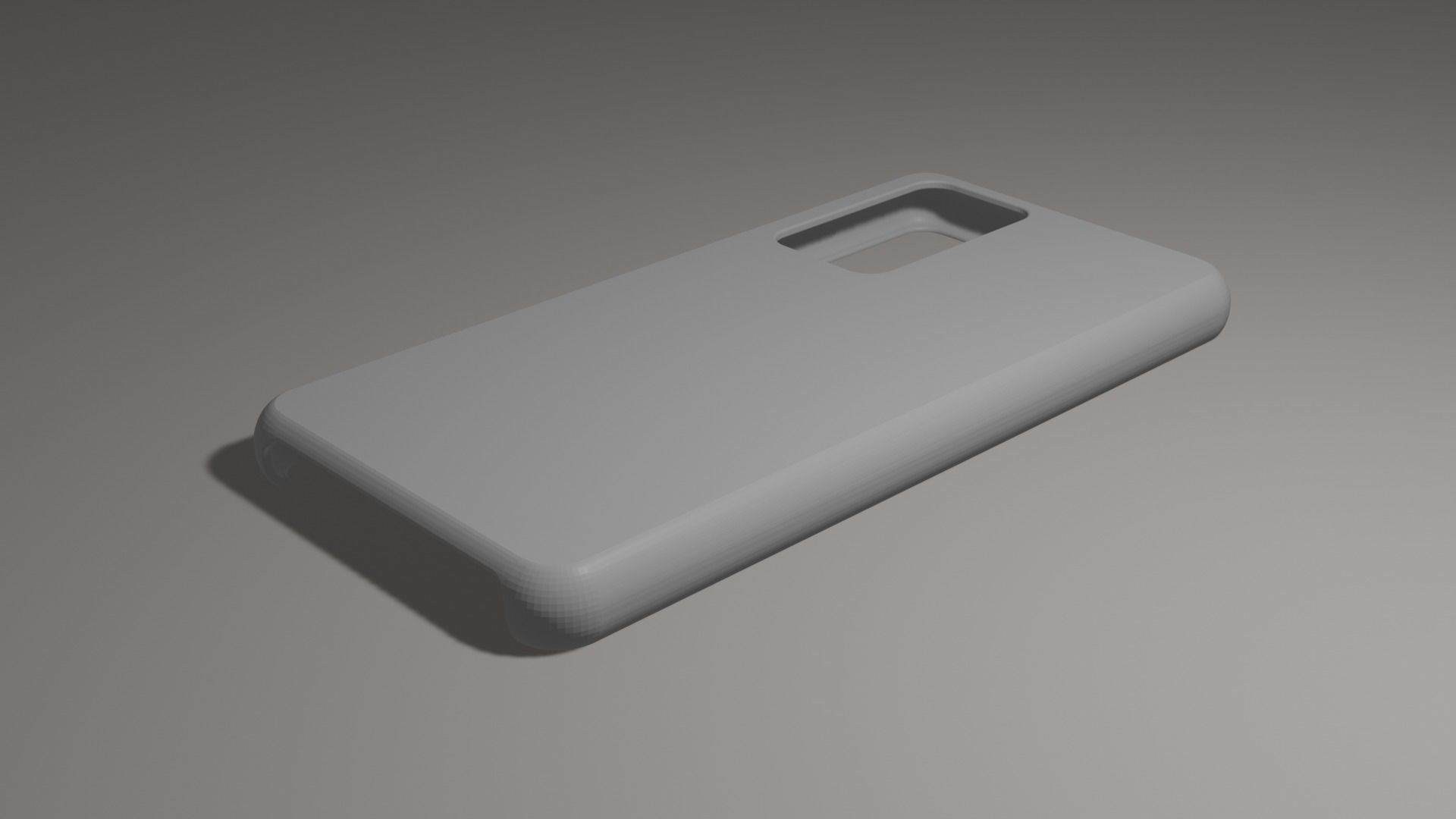 Huawei P40 TPU case 3D print model_2