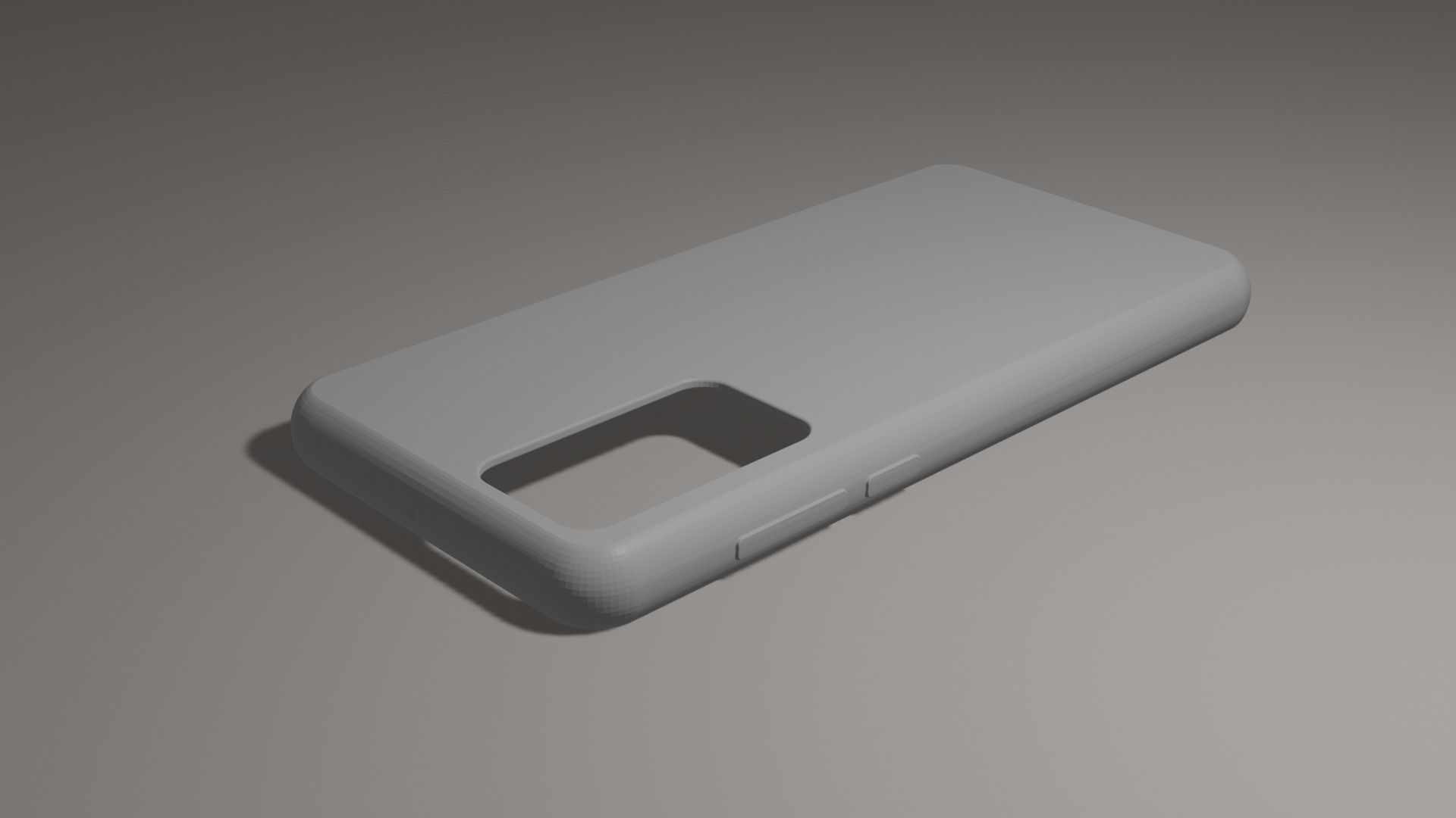 Huawei P40 TPU case 3D print model_3