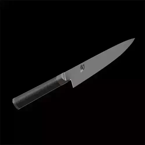 Shun Chefs Knife steel brushed