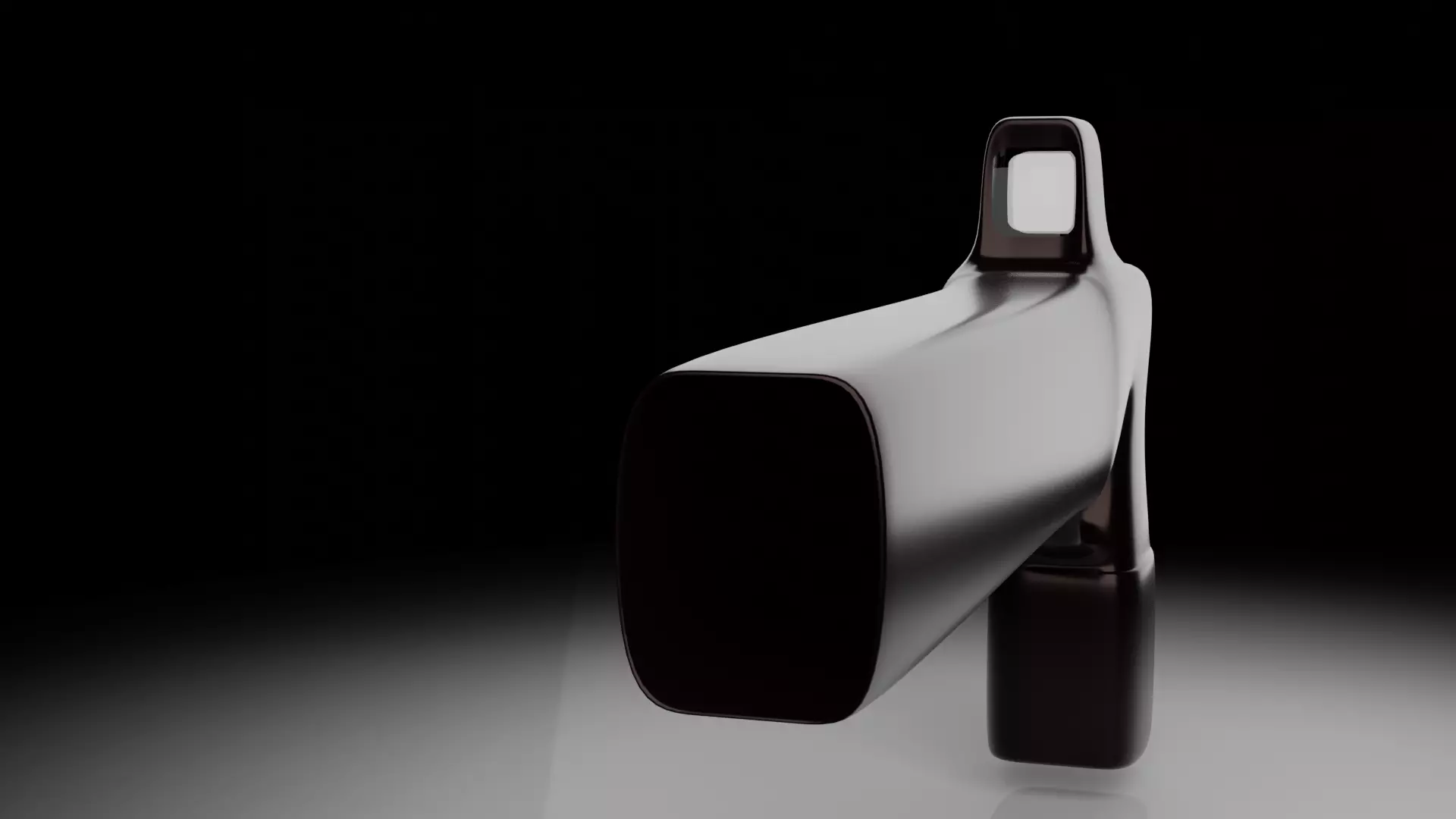 Futuristic Gun Free low-poly 3D model_0