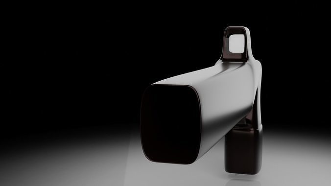 Futuristic Gun Free low-poly 3D model