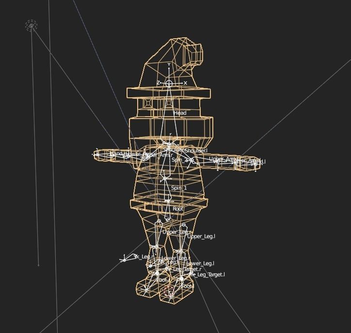 Santa Claus Low Poly Low-poly 3D model_5