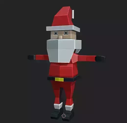 Santa Claus Low Poly