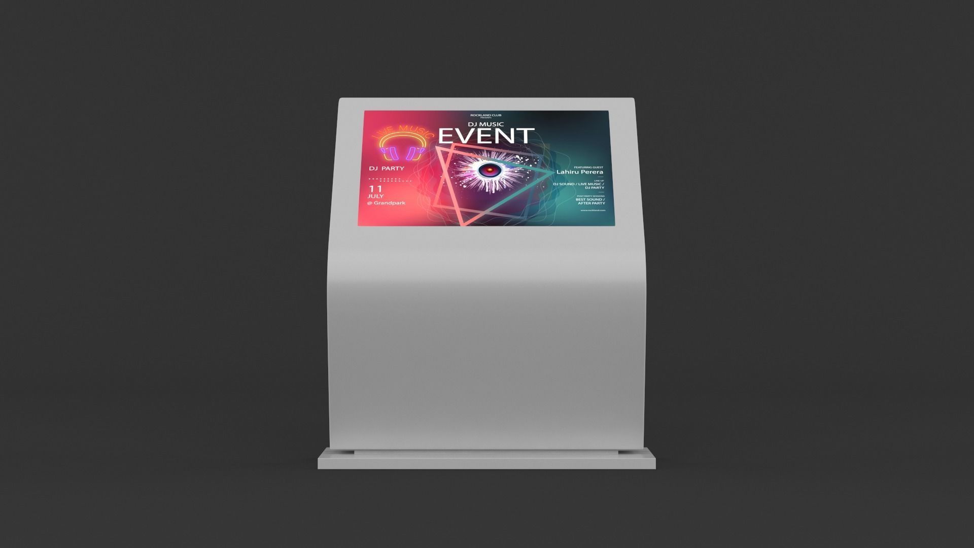 Information Kiosk 3D model_1