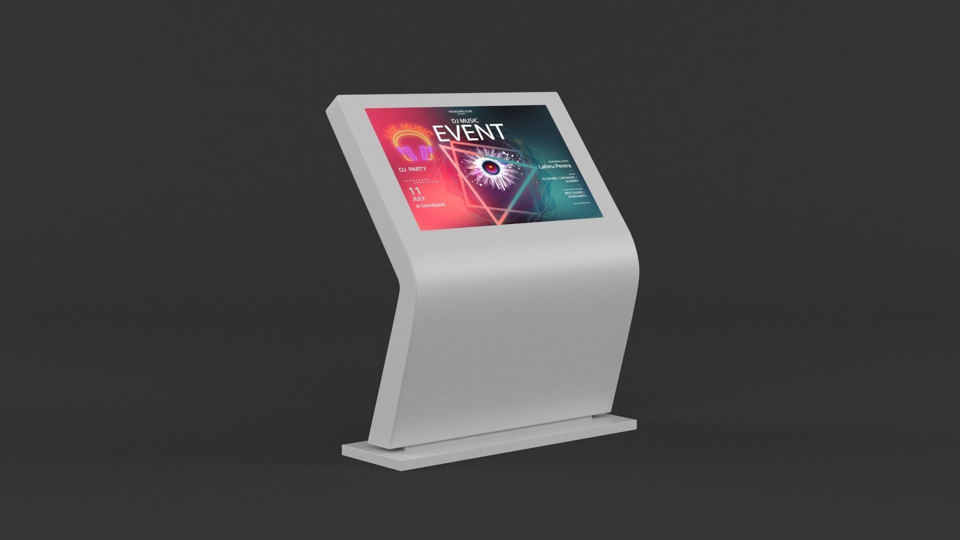 Information Kiosk 3D model_6