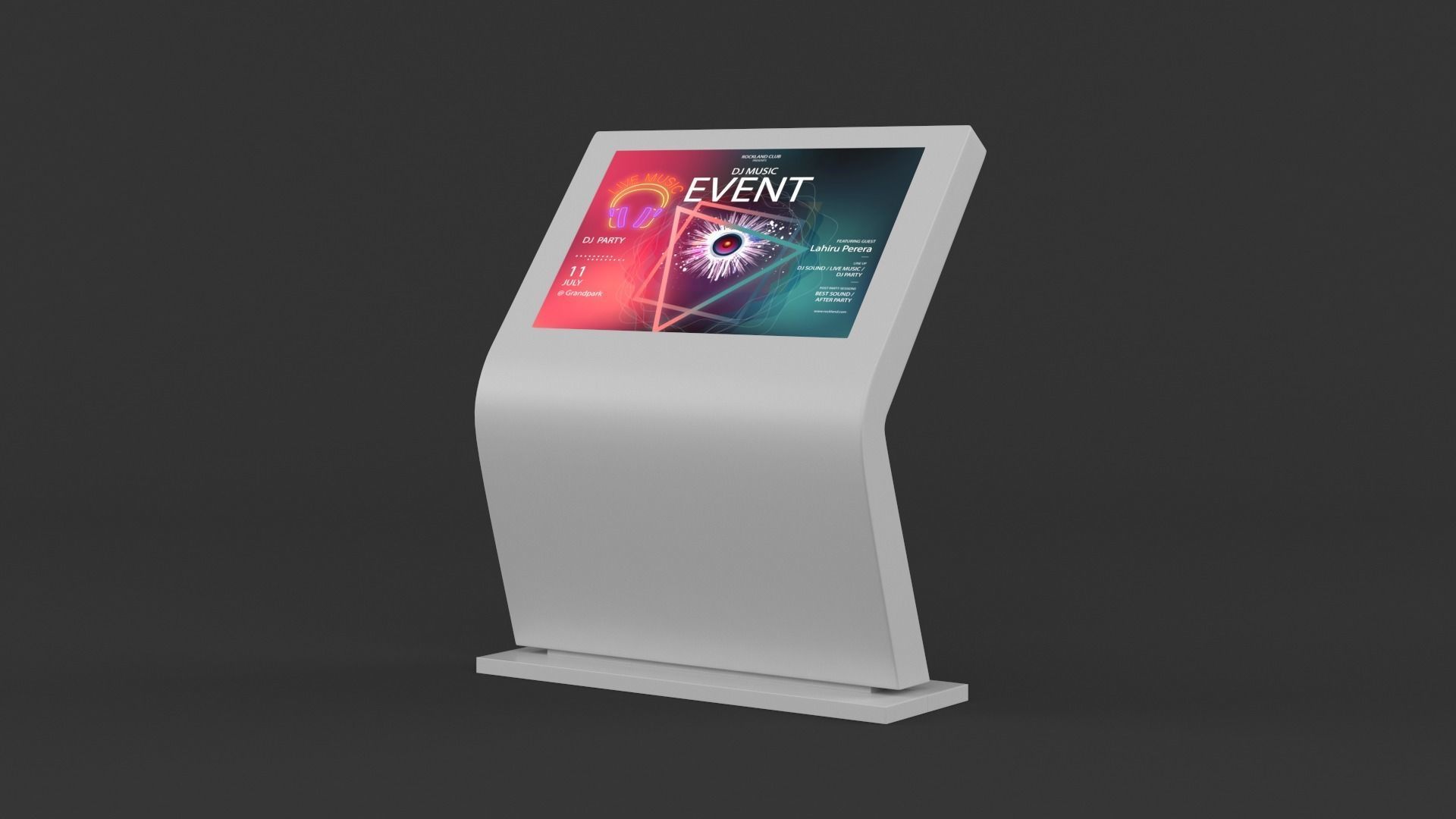Information Kiosk 3D model_2
