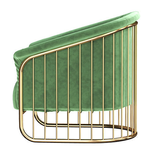 charleston bench by formitalia 3D model 4