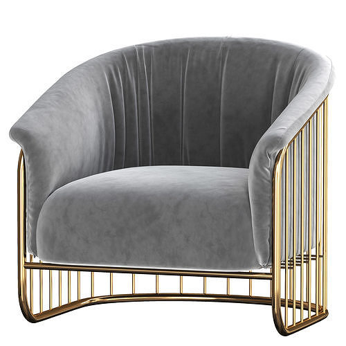 charleston bench by formitalia 3D model 3