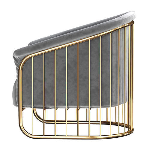 charleston bench by formitalia 3D model 5